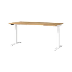 Elektrisch zit-sta Bureau Galileo Eiken Wit 160 cm