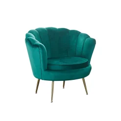 Fauteuil Chanelle Velvet Groen 136 cm