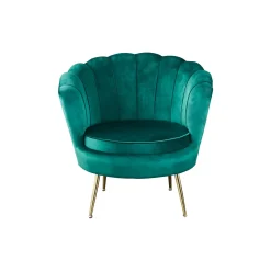 Fauteuil Chanelle Velvet Groen 136 cm