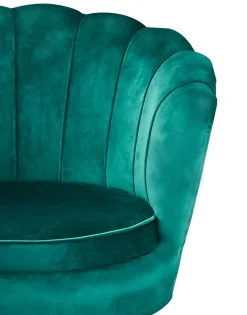 Fauteuil Chanelle Velvet Groen 136 cm