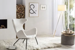 Fauteuil Kylie Wit Teddy