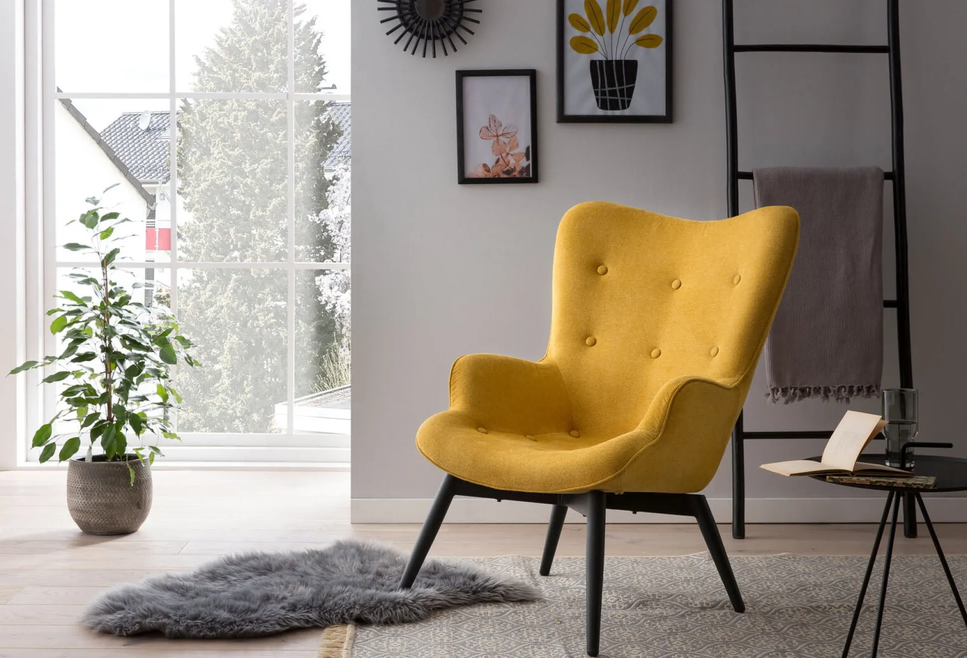 Fauteuil Lisanne Geel