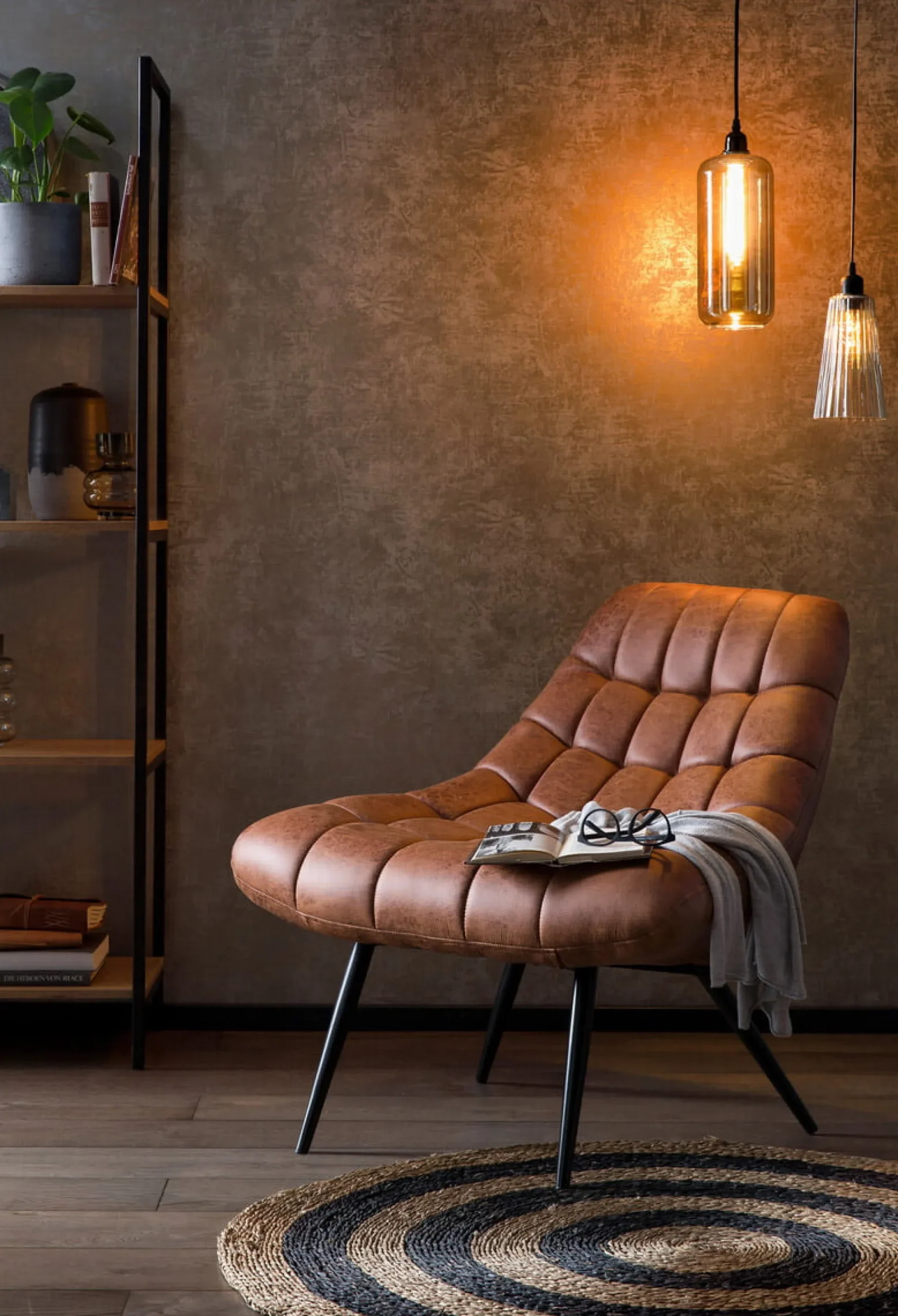 Fauteuil Meuse Lichtbruin