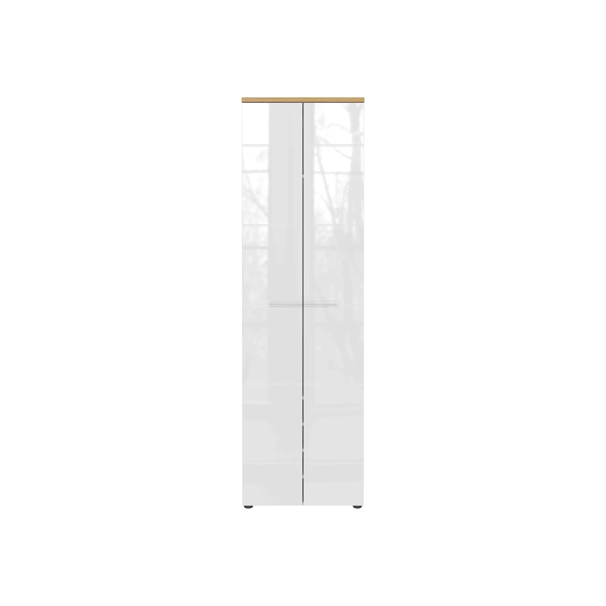 Garderobekast Elvas Eiken Wit