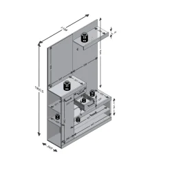 Garderobekast Hermes Matera Artisan Eiken