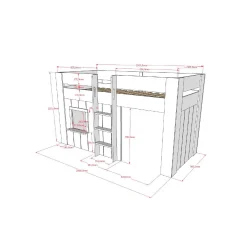 Halfhoogslaper Hanne Wit