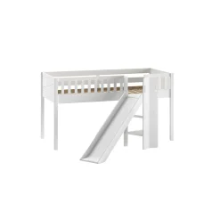 Halfhoogslaper Jonas Wit – Met glijbaan