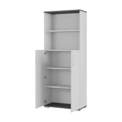 Halfopen kantoorkast Discovery Lichtgrijs