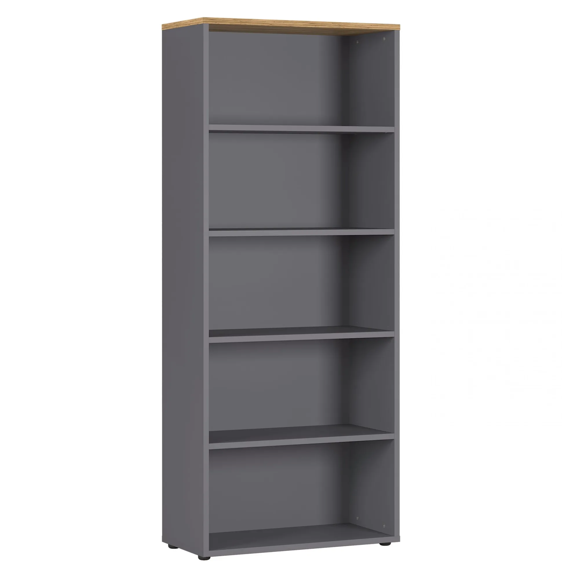 Hoge brede kantoorkast Ergonoma Eiken