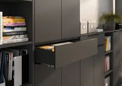 Hoge opbergkast Galileo Grafiet