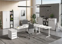 Hoge opbergkast Galileo Wit