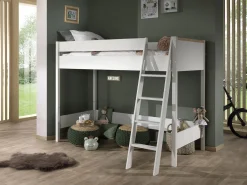 Hoogslaper Dex Grenen Wit 90×200 cm