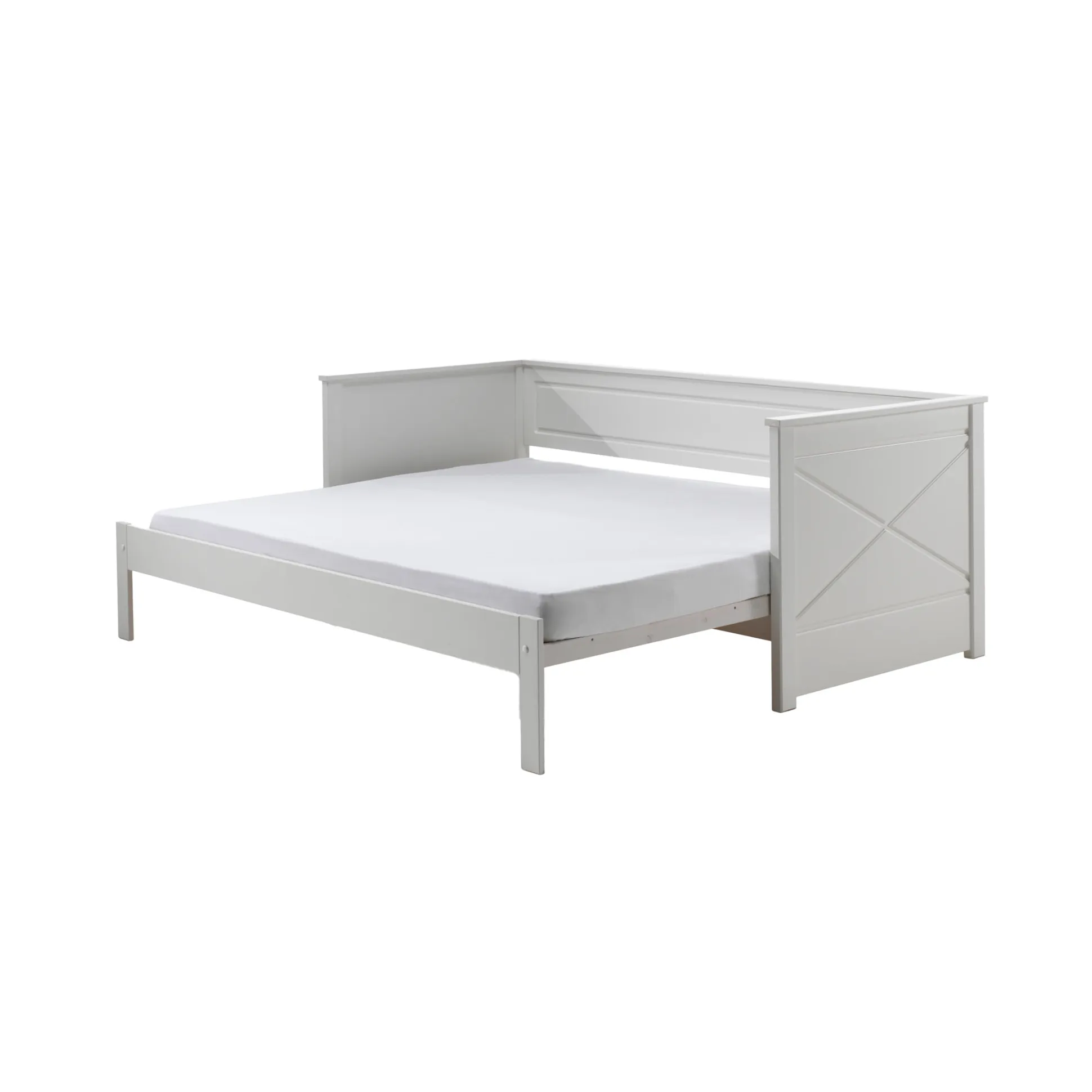 Kajuitbed Charlie Wit 1 – Uitschuifbaar