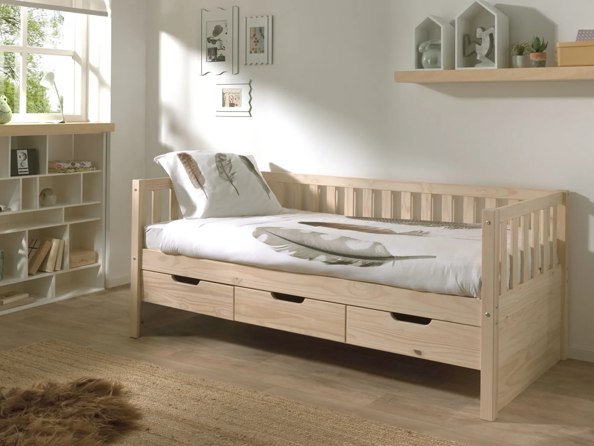 Kajuitbed Seppe Grenen – Met laden