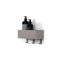 Kapstok Alfie Taupe 3-haaks