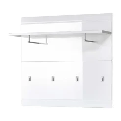 Kapstokpaneel Bologna Wit Breed