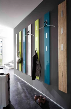 Kapstokpaneel Colori Hoogglans Grijs