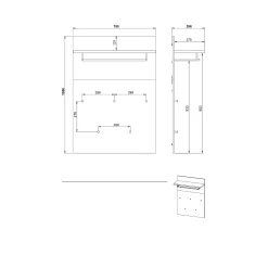 Kapstokpaneel Elvas Eiken