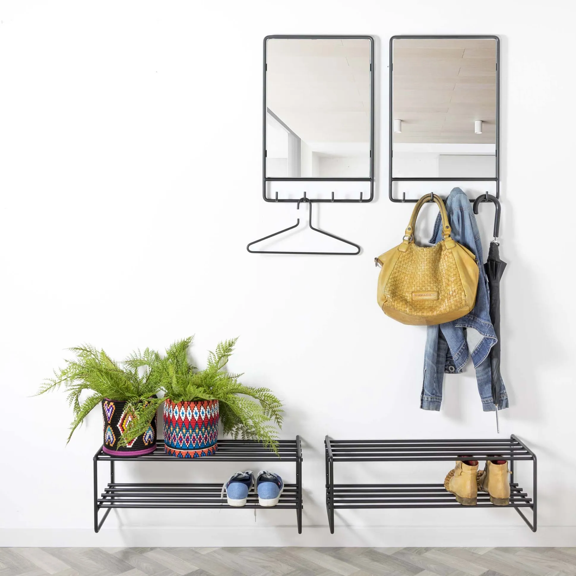 Kapstok/spiegel Meadow