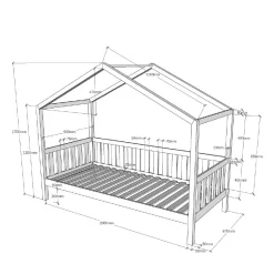 Kinderbed Bibi Grenen 3