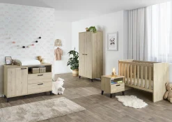 Kledingkast Finn 3-deurs Eiken