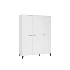 Kledingkast Finn 3-deurs Wit