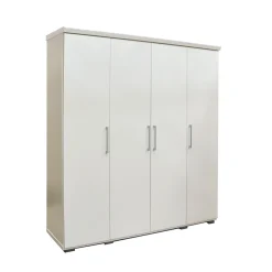 Kledingkast Graham Wit 4-deurs