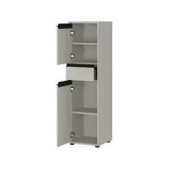 Kolomkast Pula Lichtgrijs 121 cm