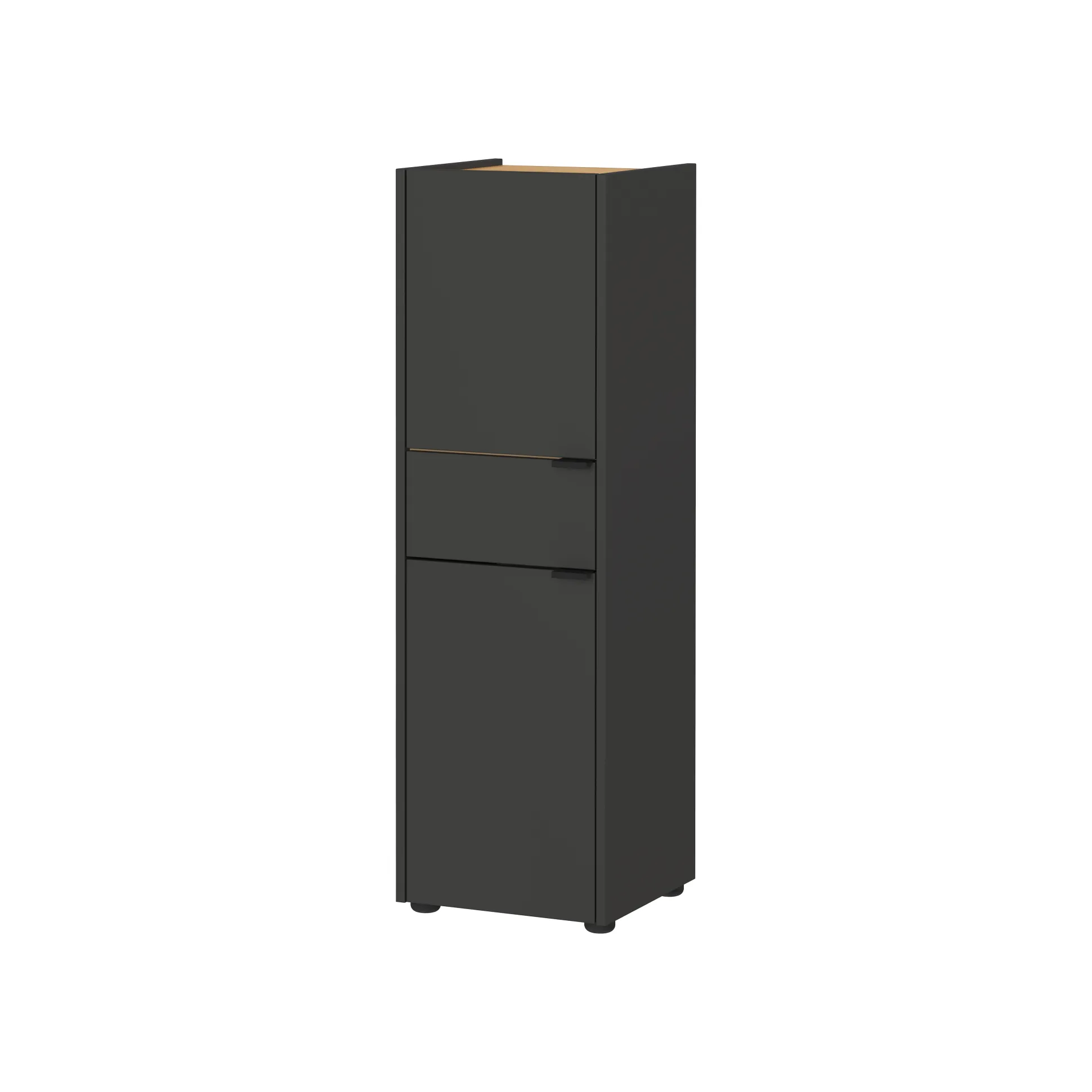 Kolomkast Sicilia Grafiet Eiken