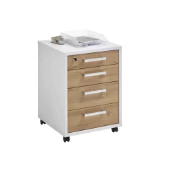 Ladeblok Nereus Wit Eiken