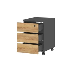 Ladeblok Rio Grafiet Eiken