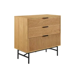 Ladekast Ruben Eiken 80x40x80 cm