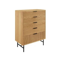 Ladekast Ruben Eiken 80x40x113cm