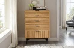 Ladekast Ruben Eiken 80x40x113cm