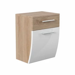 Lage badkamerkast Milan Eiken