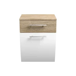 Lage badkamerkast Milan Eiken