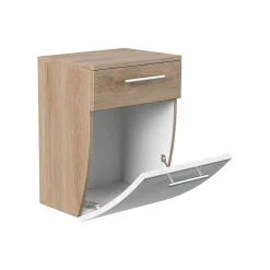 Lage badkamerkast Milan Eiken