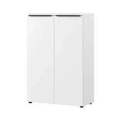 Lage dichte kantoorkast Galileo Wit