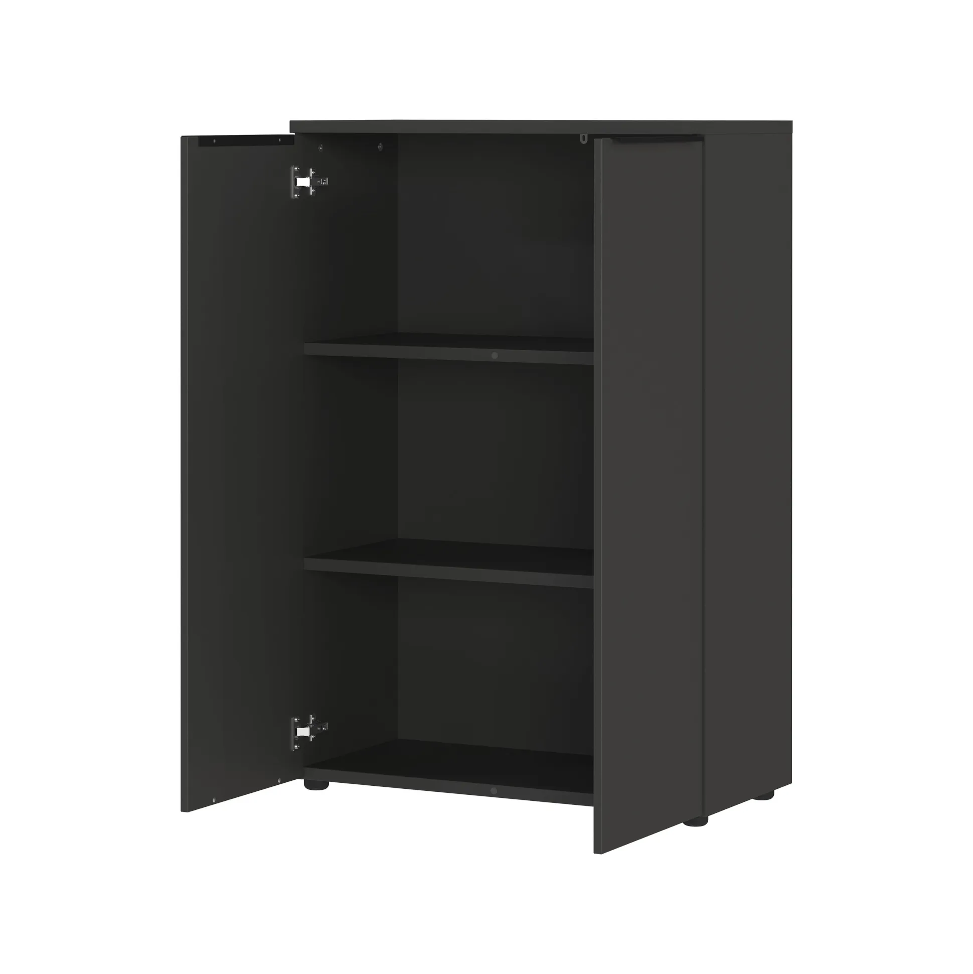 Lage dichte kantoorkast Galileo Grafiet