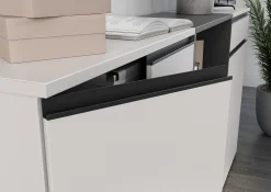 Lage kantoorkast Chicago Kasjmier 120 cm