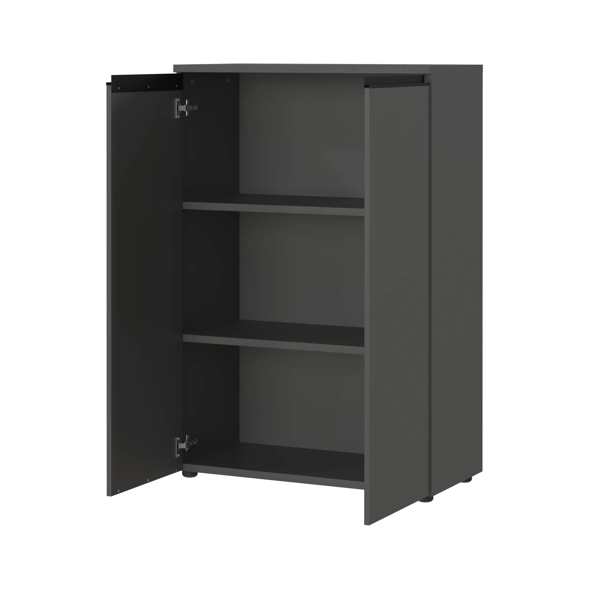 Lage kantoorkast Chicago Grafiet 120 cm