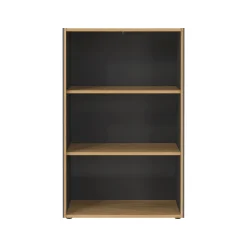 Lage open kantoorkast Pytheas Grafiet Eiken