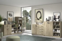 Lage open kast Edwin Sonoma 55x36x110 cm