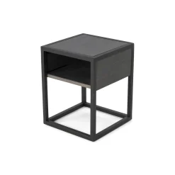 Nachtkastje Aurora Eiken Grijs