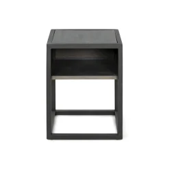 Nachtkastje Aurora Eiken Grijs