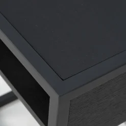 Nachtkastje Aurora Eiken Zwart