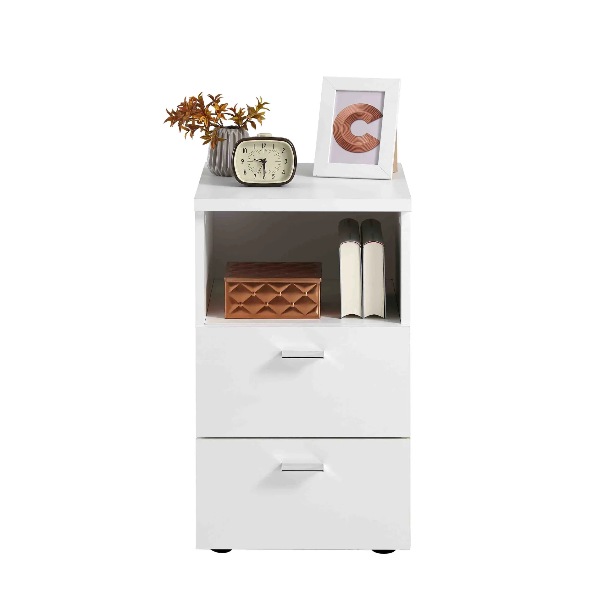 Nachtkastje Iowa Wit Mat