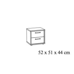 Nachtkastje Yumi Eiken