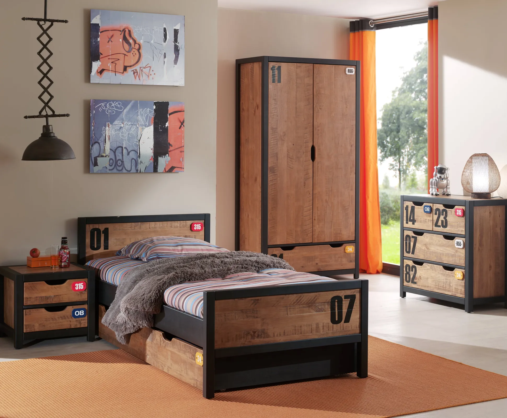 Onderschuifbed Lucas