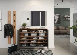 Opbergkast Aniek Grafiet 86 cm